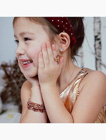 Set de 3 pulseras de rubí rojo - Great Pretenders