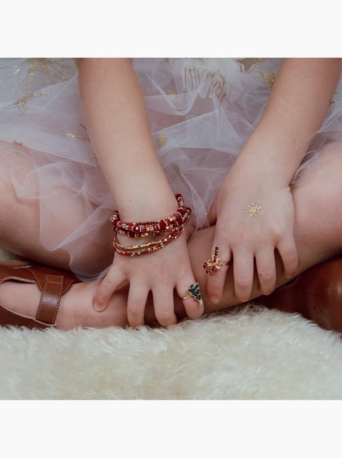 Set de 3 pulseras de rubí rojo | Great Pretenders - Kiabi