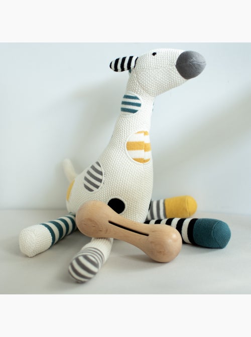 Set de 3 sonajeros de algodón y madera natural | SEVIRA KIDS - Kiabi