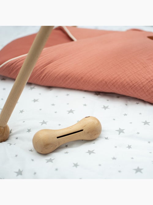 Set de 3 sonajeros de algodón y madera natural | SEVIRA KIDS - Kiabi