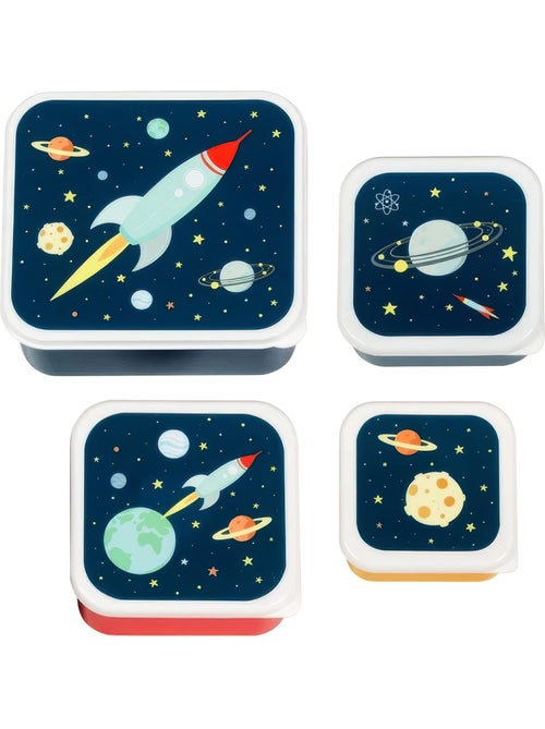 Set de 4 cajas para snacks | a little lovely company - Kiabi Set de 4 cajas para snacks | a little lovely company - Kiabi