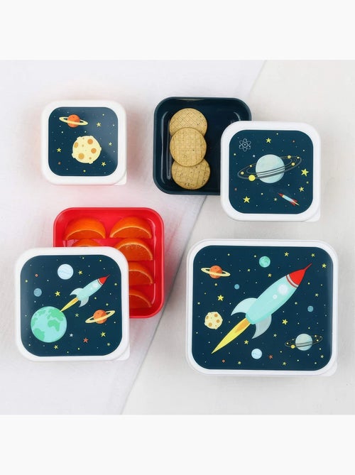 Set de 4 cajas para snacks | a little lovely company - Kiabi Set de 4 cajas para snacks | a little lovely company - Kiabi