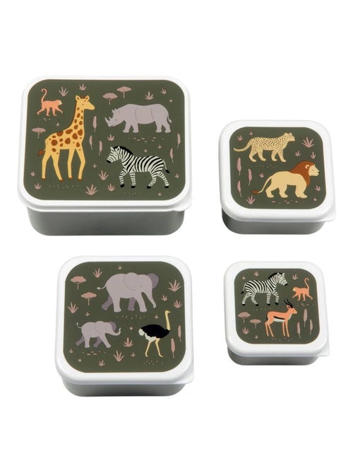 Set de 4 cajas para snacks | A Little Lovely Company - Kiabi