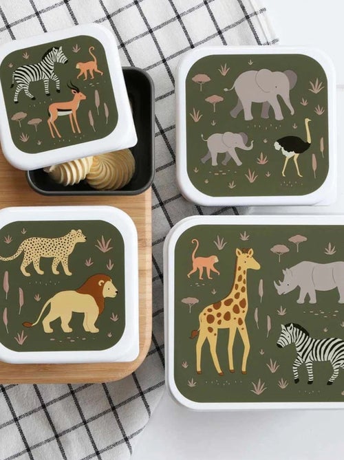 Set de 4 cajas para snacks | A Little Lovely Company - Kiabi