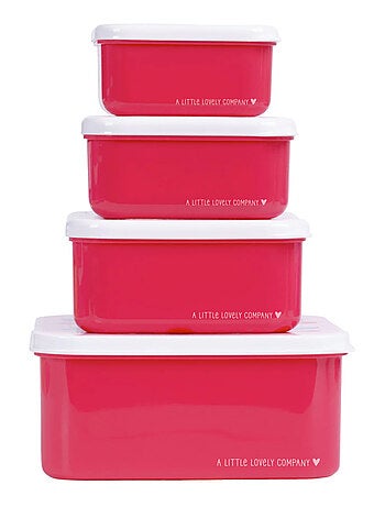 Set de 4 cajas para snacks | A Little Lovely Company