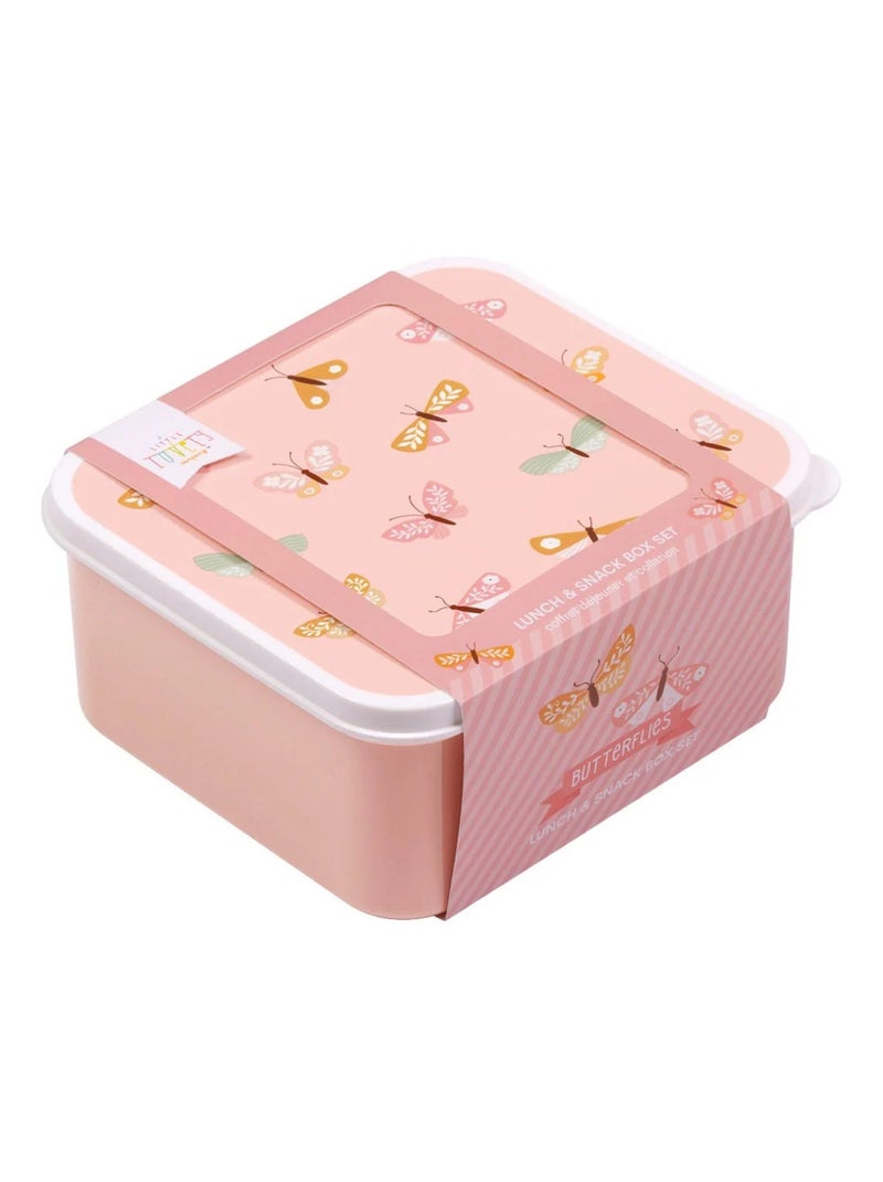 Set de 4 cajas para snacks | A Little Lovely Company Rosa - Kiabi