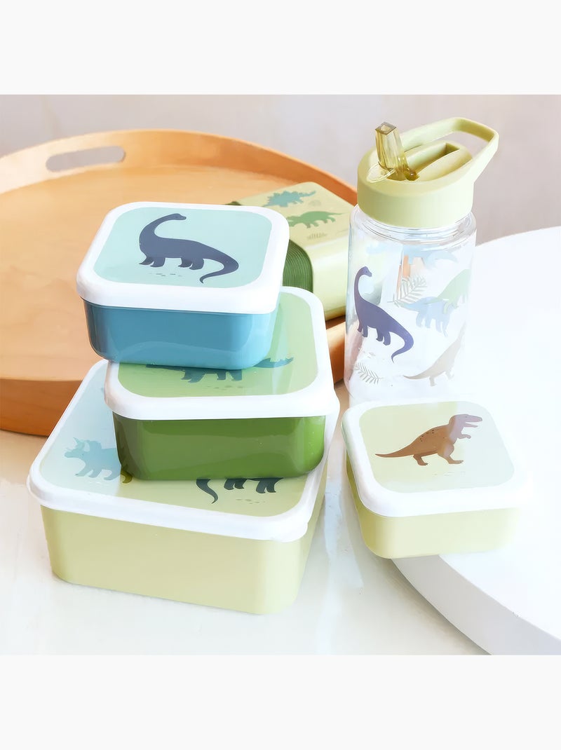 Set de 4 cajas para snacks | a little lovely company Verde - Kiabi