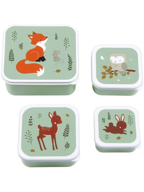 Set de 4 cajas para snacks | A Little Lovely Company - Kiabi