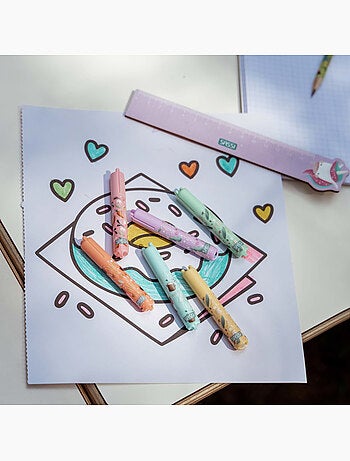 Set de 6 mini resaltadores pastel | sassi junior