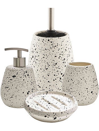 Set de accesorios de baño de cerámica DEMY Guy Levasseur 4 piezas