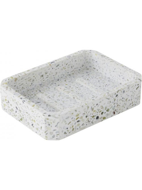 Set de accesorios de baño efecto terrazzo 2 piezas – Soporte jabón y cepillos Guy Levasseur - Kiabi Set de accesorios de baño efecto terrazzo 2 piezas – Soporte jabón y cepillos Guy Levasseur - Kiabi