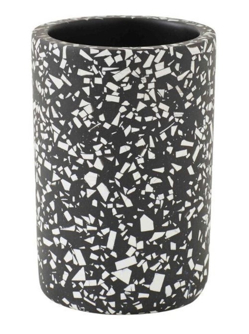 Set de accesorios de baño TERRAZZO 4 piezas estilo terrazzo – Guy Levasseur - Kiabi Set de accesorios de baño TERRAZZO 4 piezas estilo terrazzo – Guy Levasseur - Kiabi