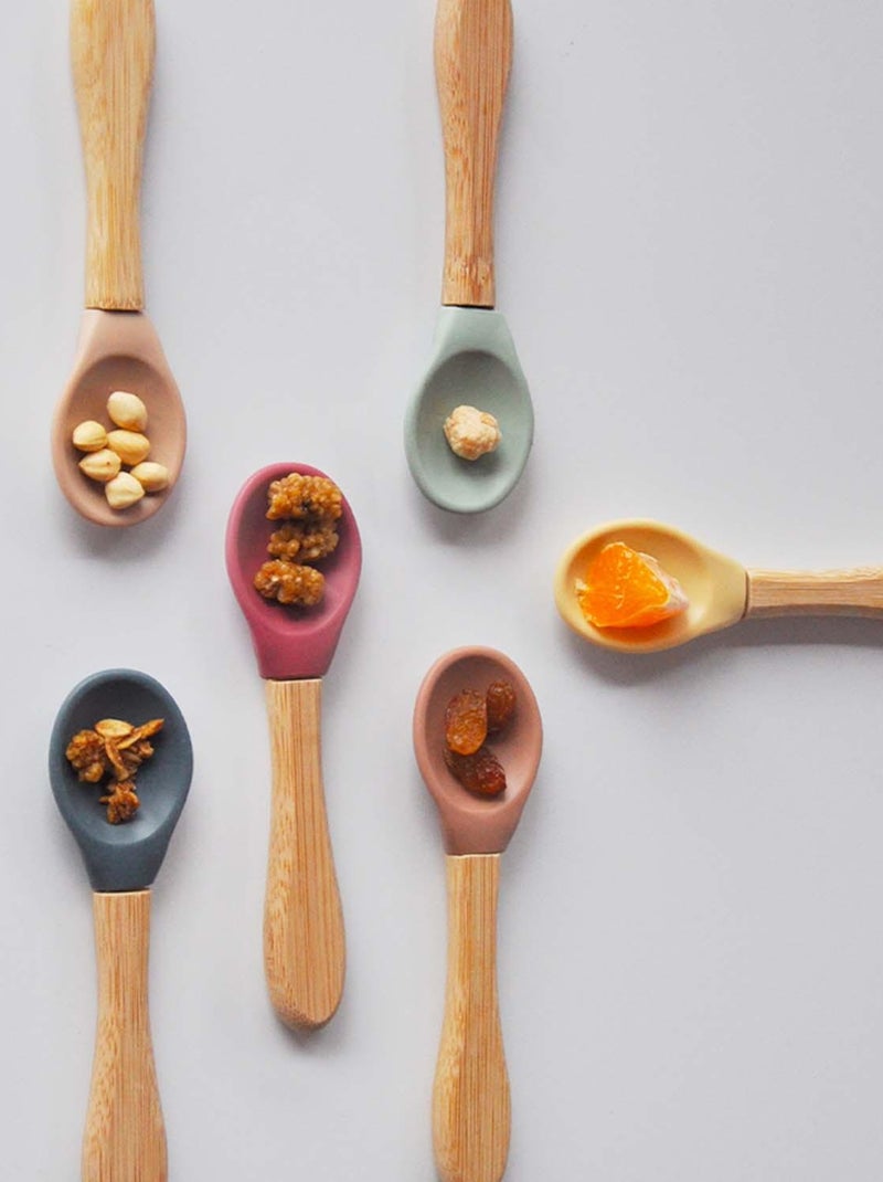 Set de alimentación para bebé de silicona | Minikoioi Marrón caramelo - Kiabi