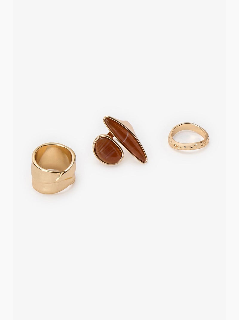 Set de anillos dora penti Oro - Kiabi