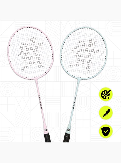 Set de bádminton hypermotion – 2 raquetas con funda - Kiabi Set de bádminton hypermotion – 2 raquetas con funda - Kiabi