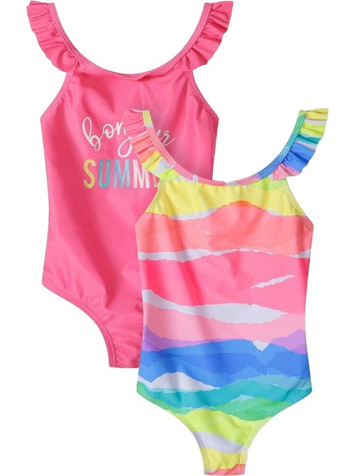 Set de bañador entero de una pieza niñas - pack de 2 - minoti - Kiabi