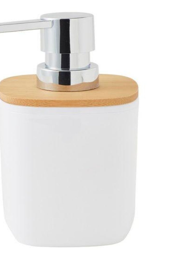 Set de baño 3 piezas liso con bambú – Guy Levasseur Blanco - Kiabi