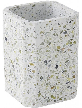 Set de baño TERRAZZO 2 piezas: dosificador y porta cepillos – Guy Levasseur