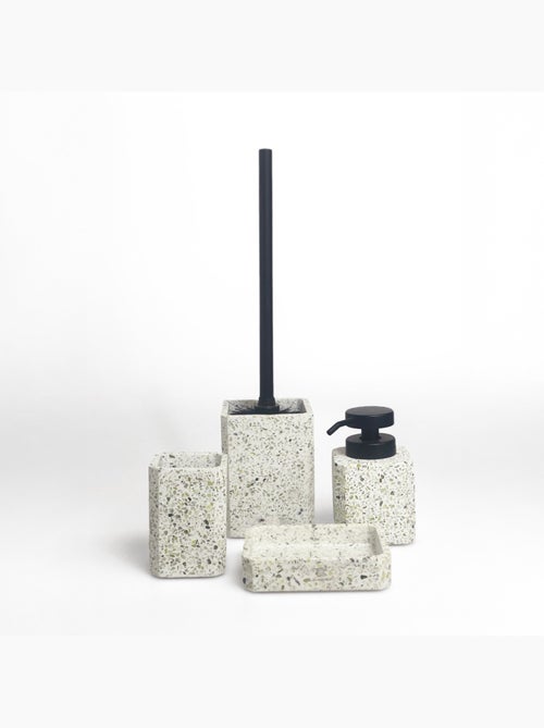 Set de baño TERRAZZO de polirresina 4 piezas – Guy Levasseur - Kiabi Set de baño TERRAZZO de polirresina 4 piezas – Guy Levasseur - Kiabi