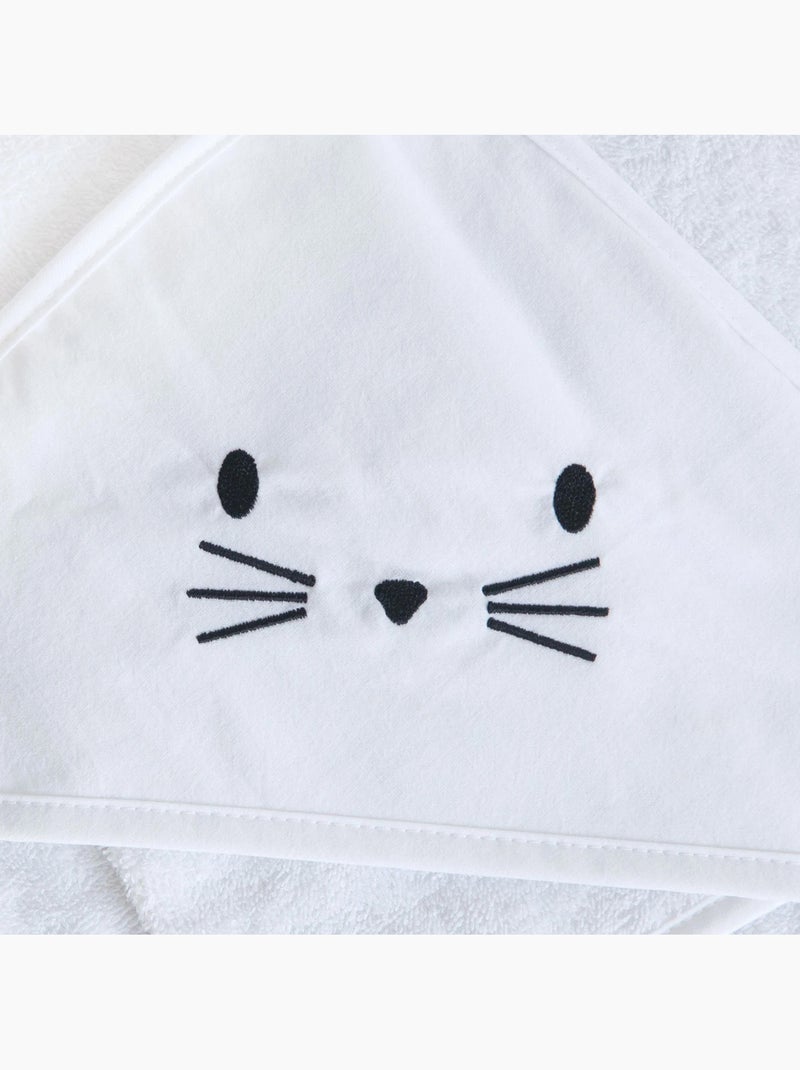 Set de baño y guantes para conejos Blanco - Kiabi