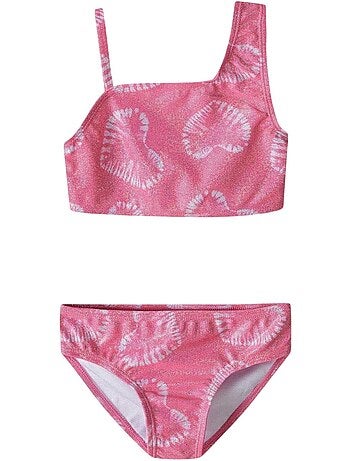 Set de bikinis diseño corazón de purpurina niñas - minoti