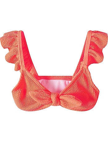 Set de bikinis diseño texturizado de secado rápido volante niñas - minoti
