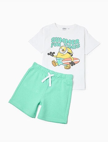Set de camiseta y pantalones cortos de 'Minions', MO Fashion