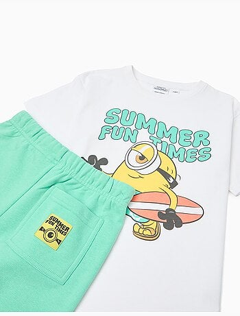 Set de camiseta y pantalones cortos de 'Minions', MO Fashion