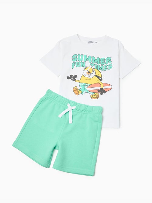 Set de camiseta y pantalones cortos de 'Minions', MO Fashion - Kiabi