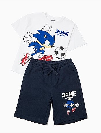 Set de camiseta y pantalones cortos 'Sonic', MO Fashion