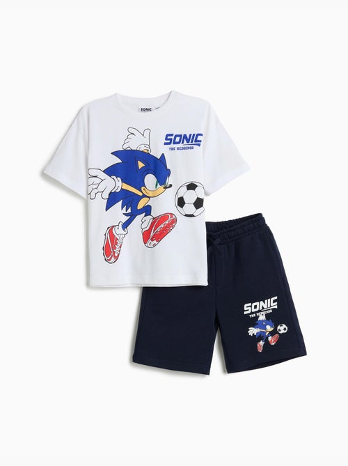 Set de camiseta y pantalones cortos 'Sonic', MO Fashion - Kiabi
