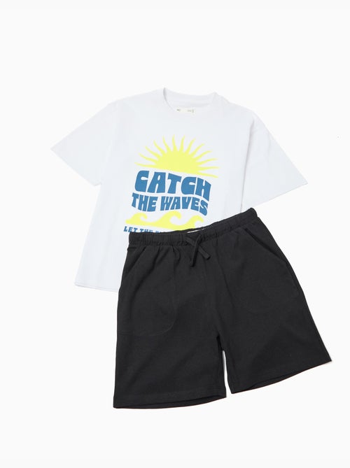Set de camisetas y pantalones cortos, MO Fashion - Kiabi