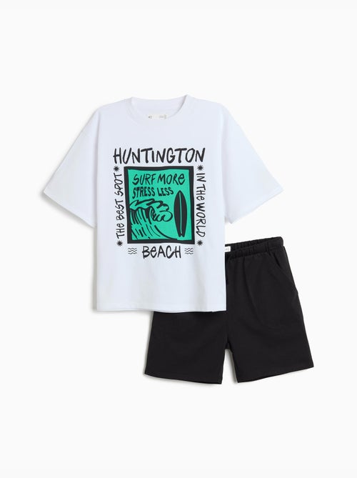 Set de camisetas y pantalones cortos, MO Fashion - Kiabi