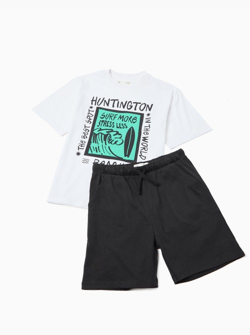 Set de camisetas y pantalones cortos, MO Fashion - Kiabi