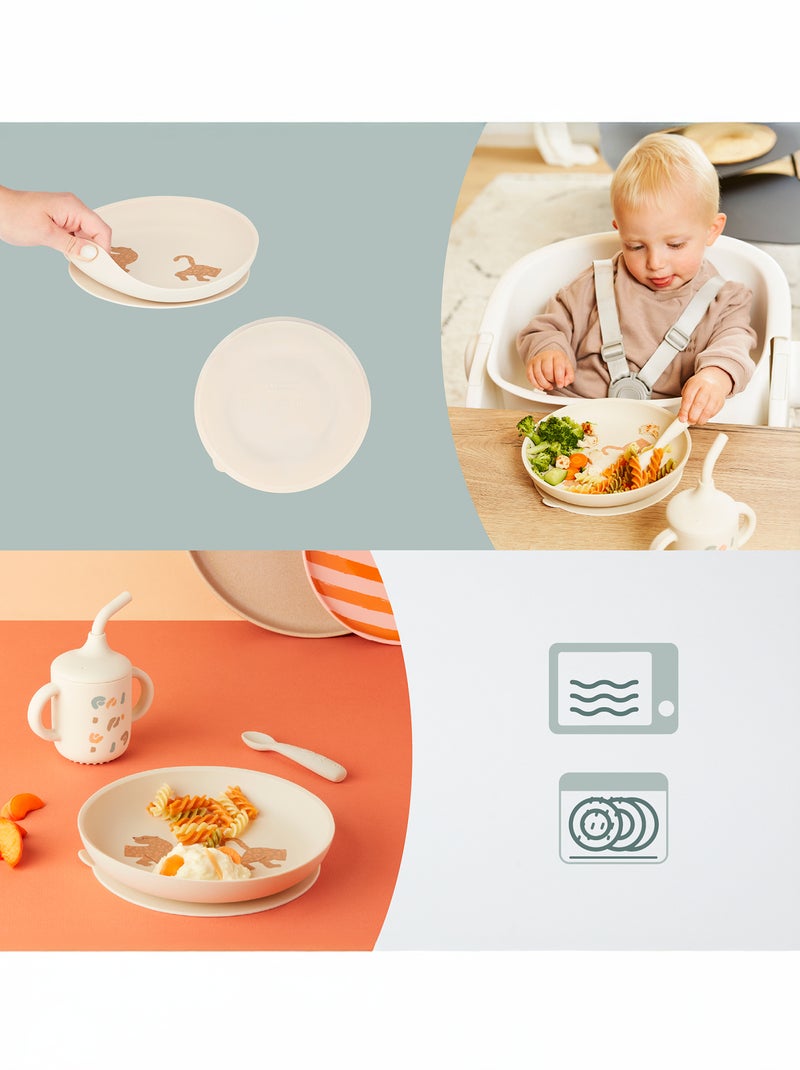 Set de comida "Como un mayor" Babymoov Beige - Kiabi