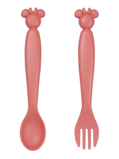 Set de comida infantil Minnie Thermobaby de 5 piezas con vaso 360° antigoteo - Kiabi