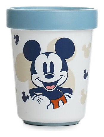 Set de comida para microondas Mickey Mouse Thermobaby de 3 piezas: plato, cuenco y taza