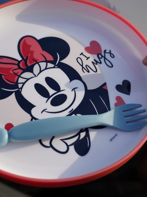 Set de comida para microondas Minnie 3 piezas Thermobaby bol plato taza - Kiabi Set de comida para microondas Minnie 3 piezas Thermobaby bol plato taza - Kiabi