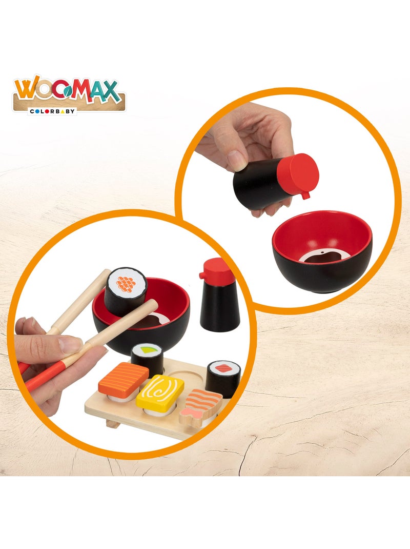 Set de comida sushi de madera WOOMAX N/D - Kiabi