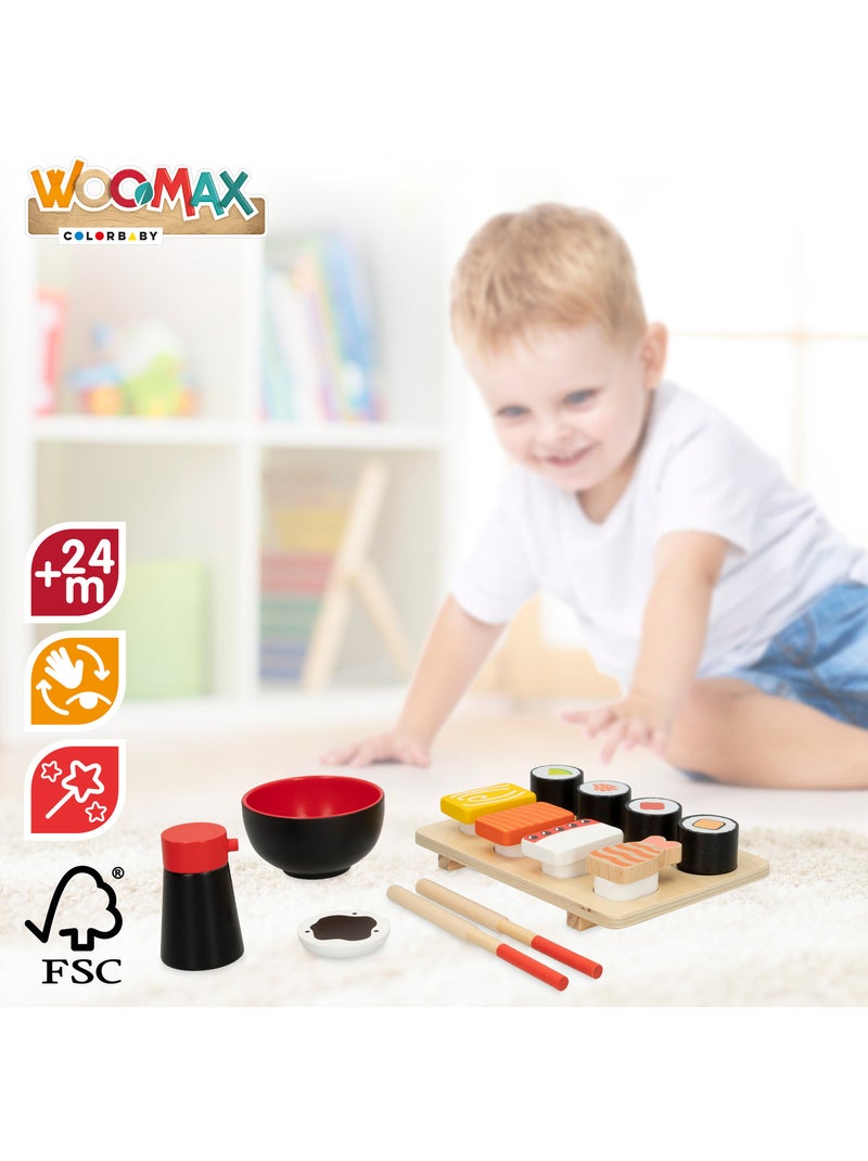 Set de comida sushi de madera WOOMAX N/D - Kiabi