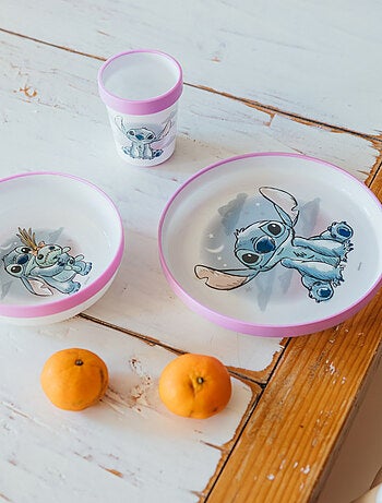 Set de comidas para bebé 3 piezas Disney Baby Lilo & Stitch antideslizante sin BPA