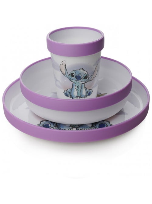 Set de comidas para bebé 3 piezas Disney Baby Lilo & Stitch antideslizante sin BPA - Kiabi Set de comidas para bebé 3 piezas Disney Baby Lilo & Stitch antideslizante sin BPA - Kiabi