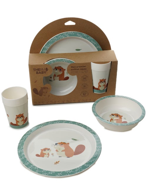 Set de comidas para microondas Mon Premier Castor Thermobaby de polipropileno sin BPA - Kiabi Set de comidas para microondas Mon Premier Castor Thermobaby de polipropileno sin BPA - Kiabi