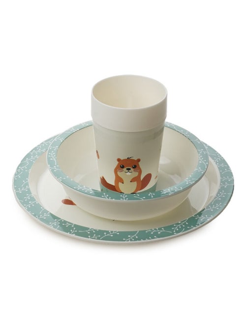 Set de comidas para microondas Mon Premier Castor Thermobaby de polipropileno sin BPA - Kiabi Set de comidas para microondas Mon Premier Castor Thermobaby de polipropileno sin BPA - Kiabi