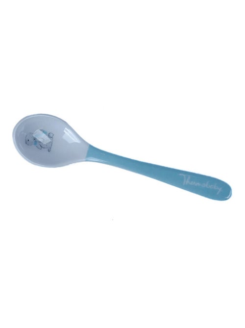 Set de cubiertos para bebé Thermobaby de melamina tema bosque con tenedor y cuchara - Kiabi Set de cubiertos para bebé Thermobaby de melamina tema bosque con tenedor y cuchara - Kiabi