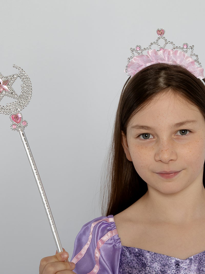 Set de diadema + varita princesa GRIS - Kiabi