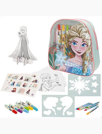 Set de dibujo con mochila frozen