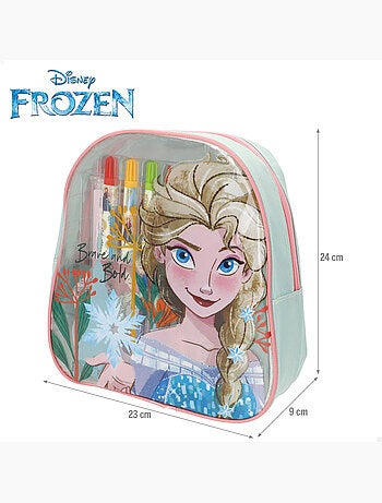 Set de dibujo con mochila frozen