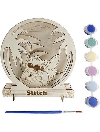 Set de figuras para pintar - Stitch - Disney - Madera - Actividades creativas para niños