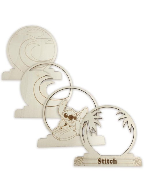 Set de figuras para pintar - Stitch - Disney - Madera - Actividades creativas para niños - Kiabi